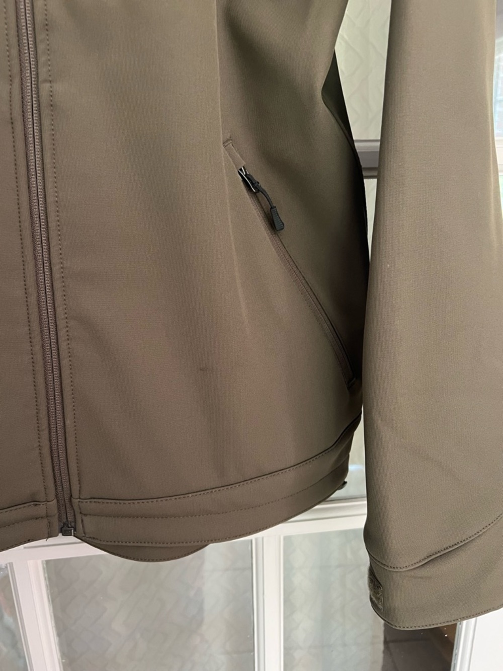 CARHARTT RAIN DEFENDER  RELAXED FIT HEAVYWEIGHT SOFTSHELL JACKET Logo SIZE M - Picture 3 of 14